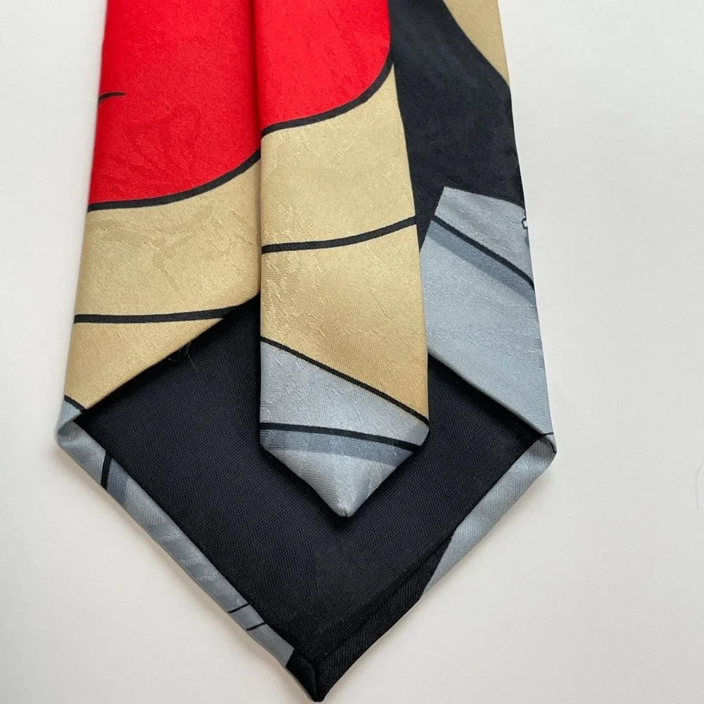 Looney Tunes Stamp Collection Taz Lick‎ Tie Warner Brothers Black Tasmanian
